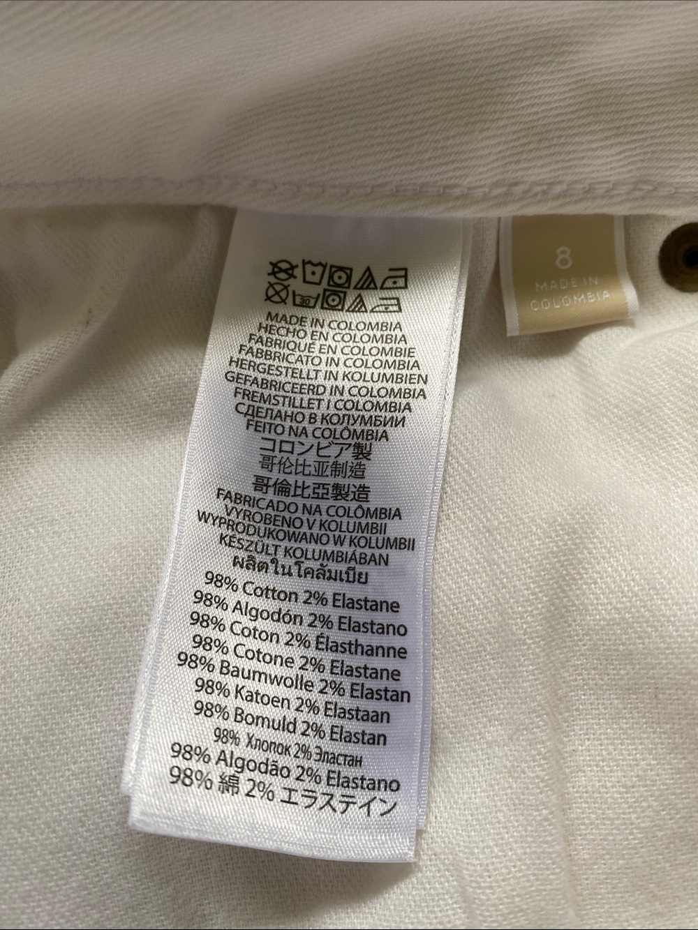 Michael Kors White Women's Bermuda Shorts Size 8 - Picture 4 of 15